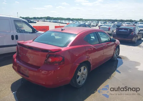 2014 Dodge Avenger Se z USA, uszkodzony, nr VIN 1C3CDZAB5EN200876